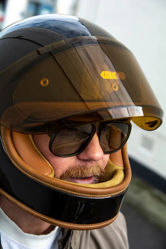 HedonHeroine Racer 2.0 casque moto Macadamia 22.06CasqueBritish Parts Luzern