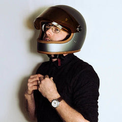 HedonHeroine Racer 2.0 casque moto Molten AshCasqueBritish Parts Luzern