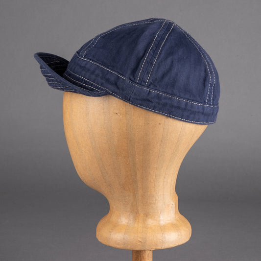 Hen's TeethCasquette Herringbone BlueCasquetteBritish Parts Luzern