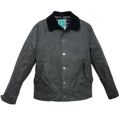 Hidden AcesPollux Padded Wax Jacket in StoneBackenBritish Parts Lucerne