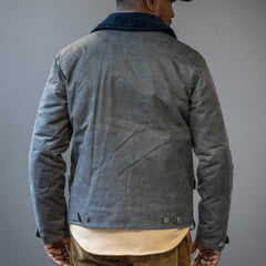 Hidden AcesPollux Padded Wax Jacket in StoneBackenBritish Parts Lucerne