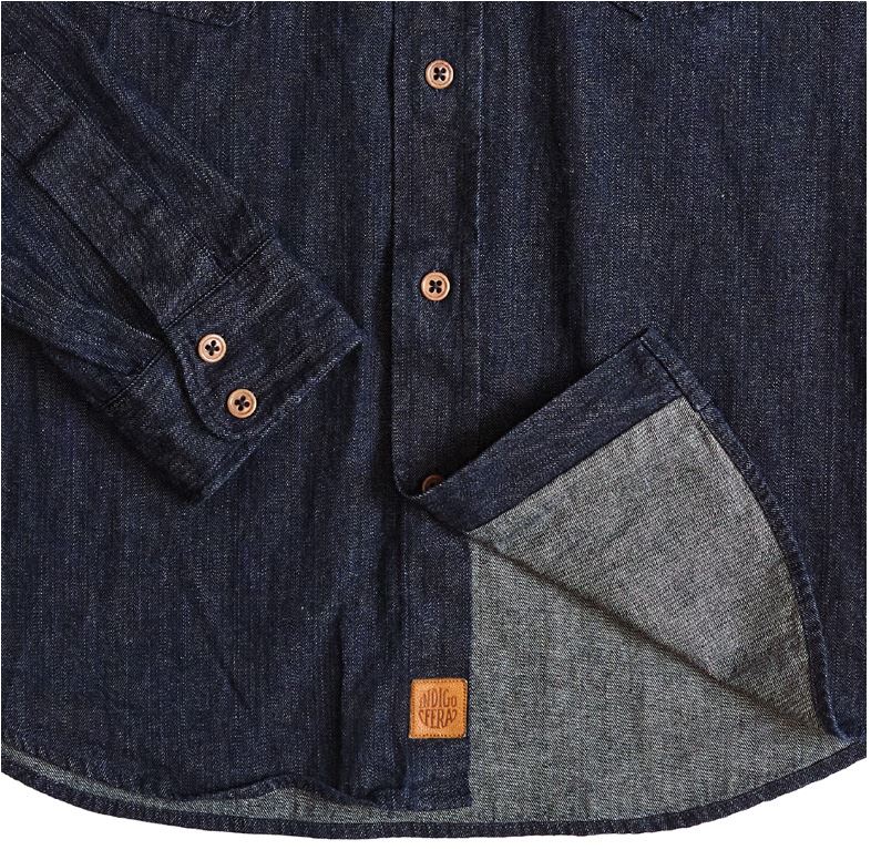 IndigoferaAlamo Chemise IndigoChemiseBritish Parts Lucerne