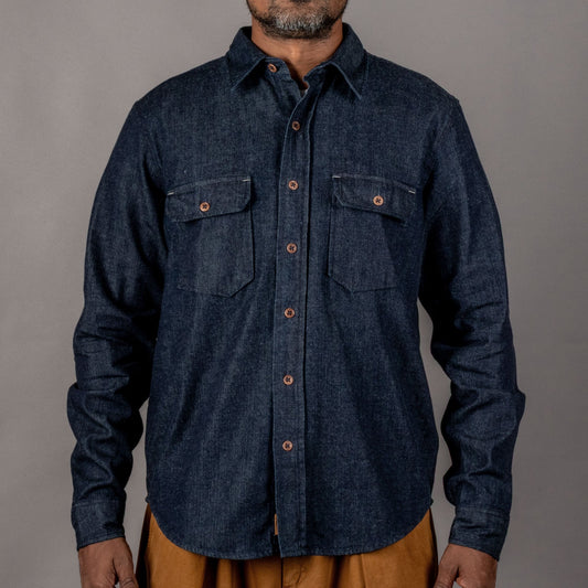 IndigoferaAlamo Chemise IndigoChemiseBritish Parts Lucerne