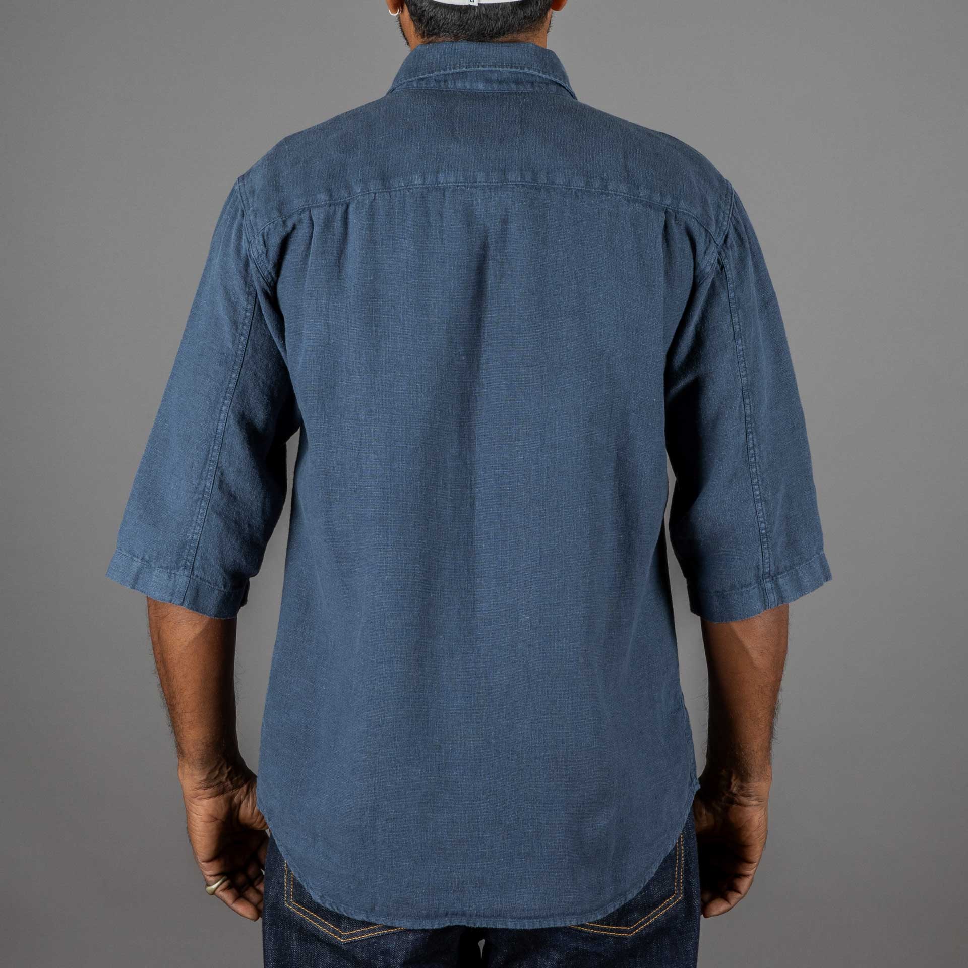 IndigoferaDelray Chemise Linen Mood IndigoChemiseBritish Parts Lucerne