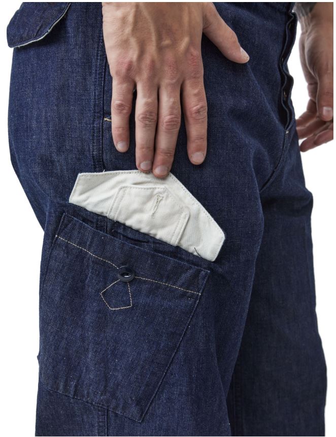 IndigoferaDunton Jeans 40's Navy DenimPantalonsBritish Parts Lucerne