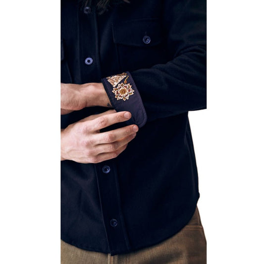 IndigoferaIconic Shirt Melton WoolChemiseBritish Parts Lucerne