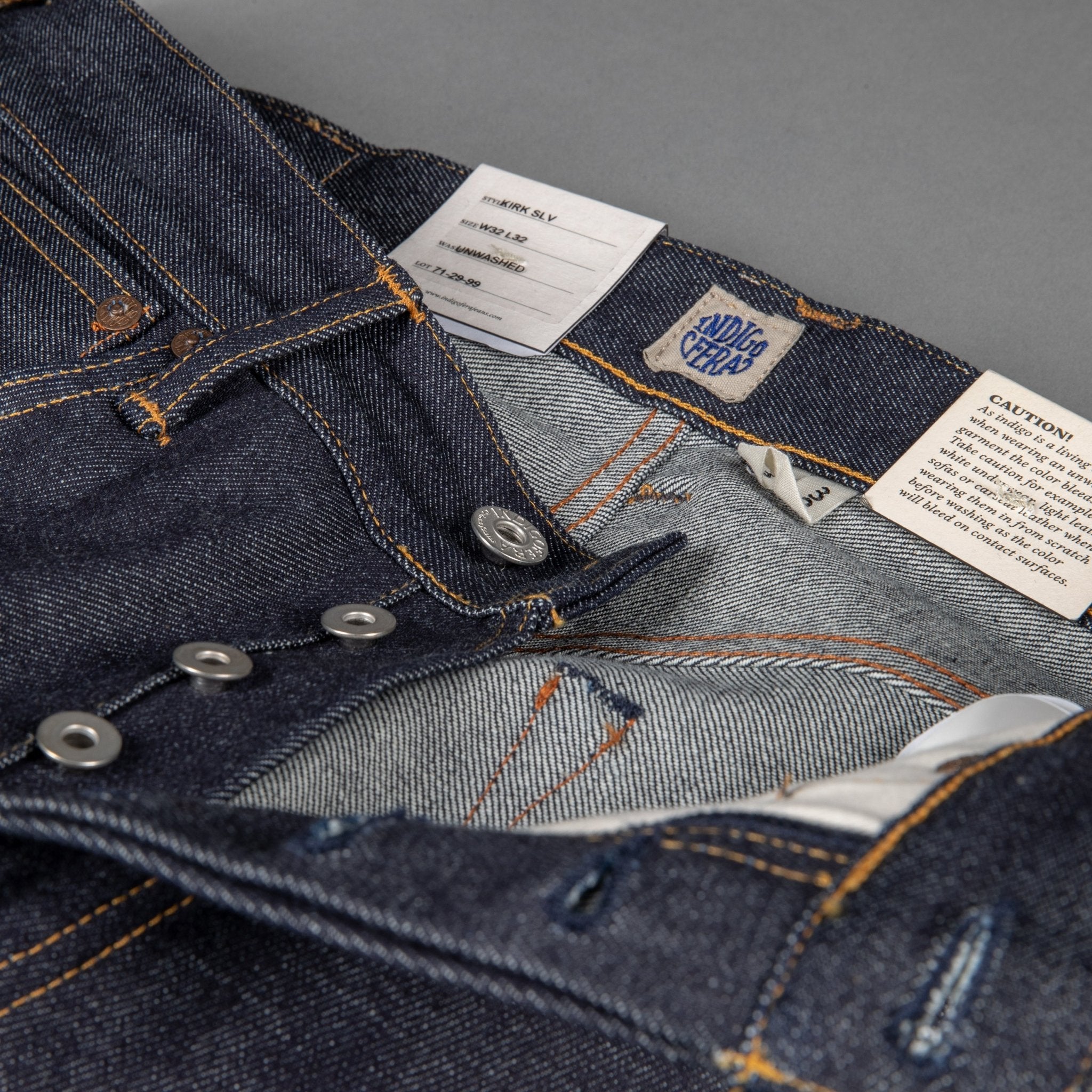 IndigoferaKirk Jeans 29 Handdip Denim 13ozPantalonsBritish Parts Luzern