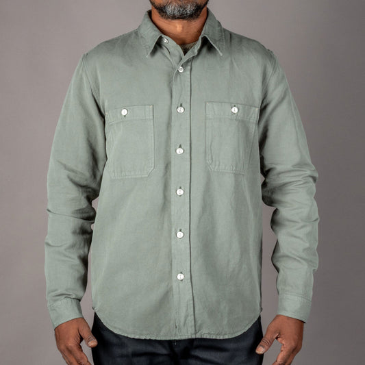 Chemise IndigoferaMcAllen Sage GreenChemiseBritish Parts Lucerne