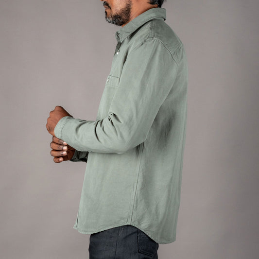 Chemise IndigoferaMcAllen Sage GreenChemiseBritish Parts Lucerne