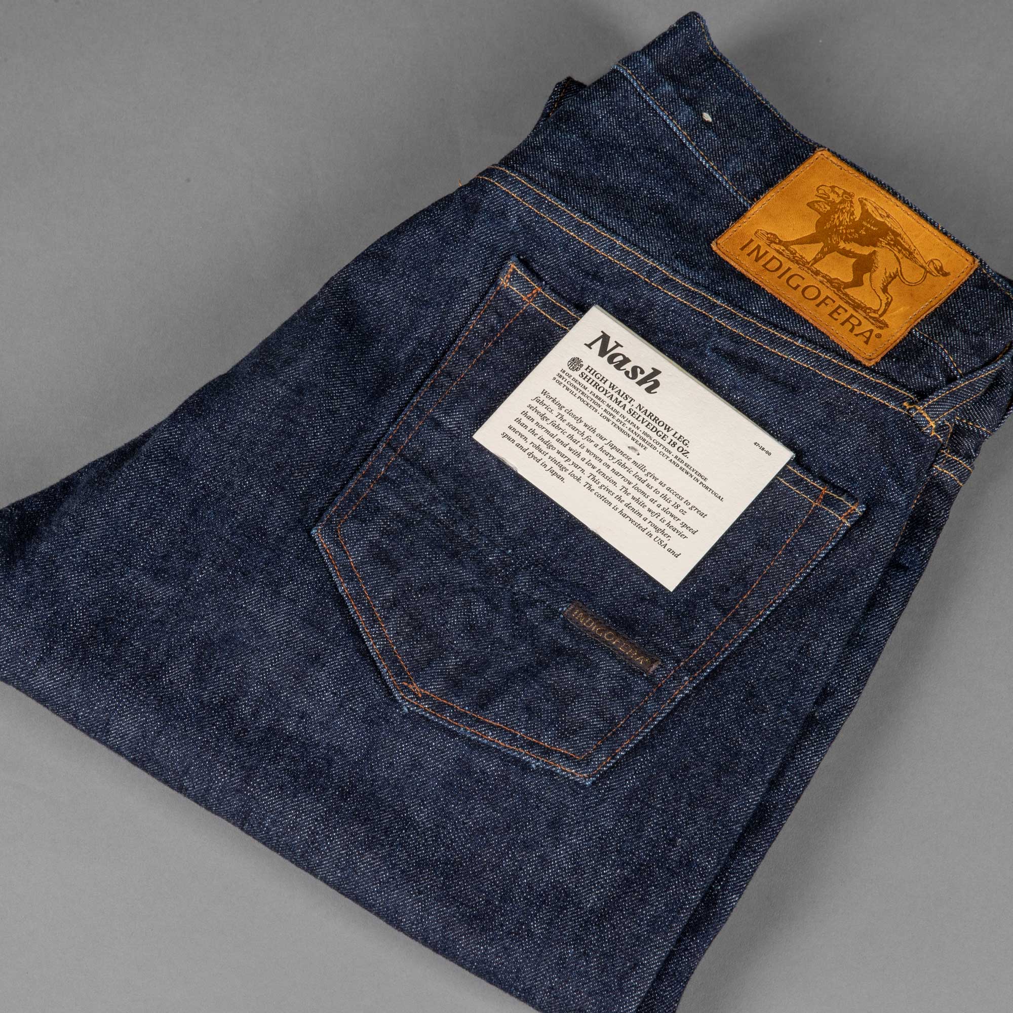 IndigoferaNash Jeans en denim 18oz ShiroyamaPantalonsBritish Parts Luzern