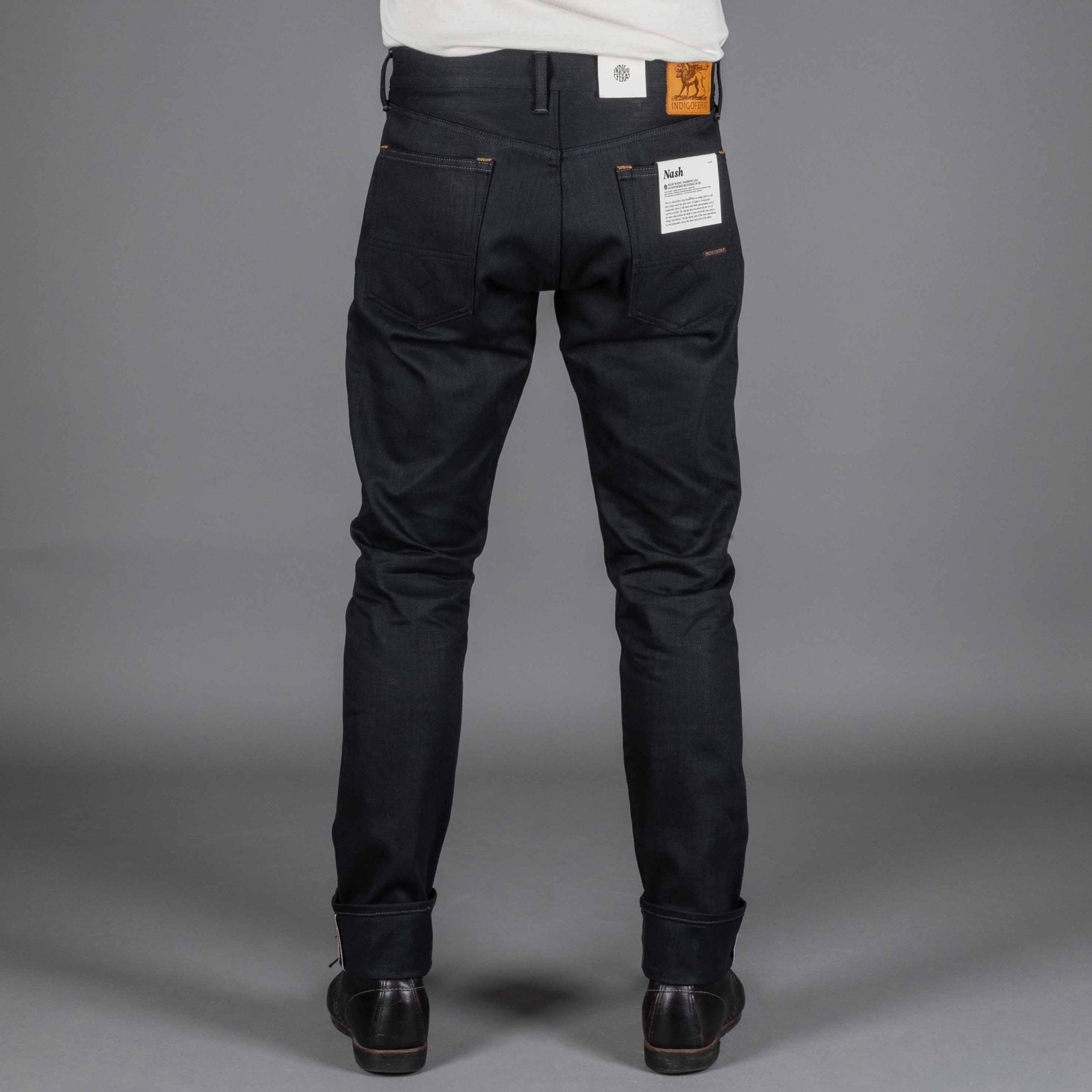 IndigoferaNash Jeans Gunpowder BlackPantalonsBritish Parts Lucerne