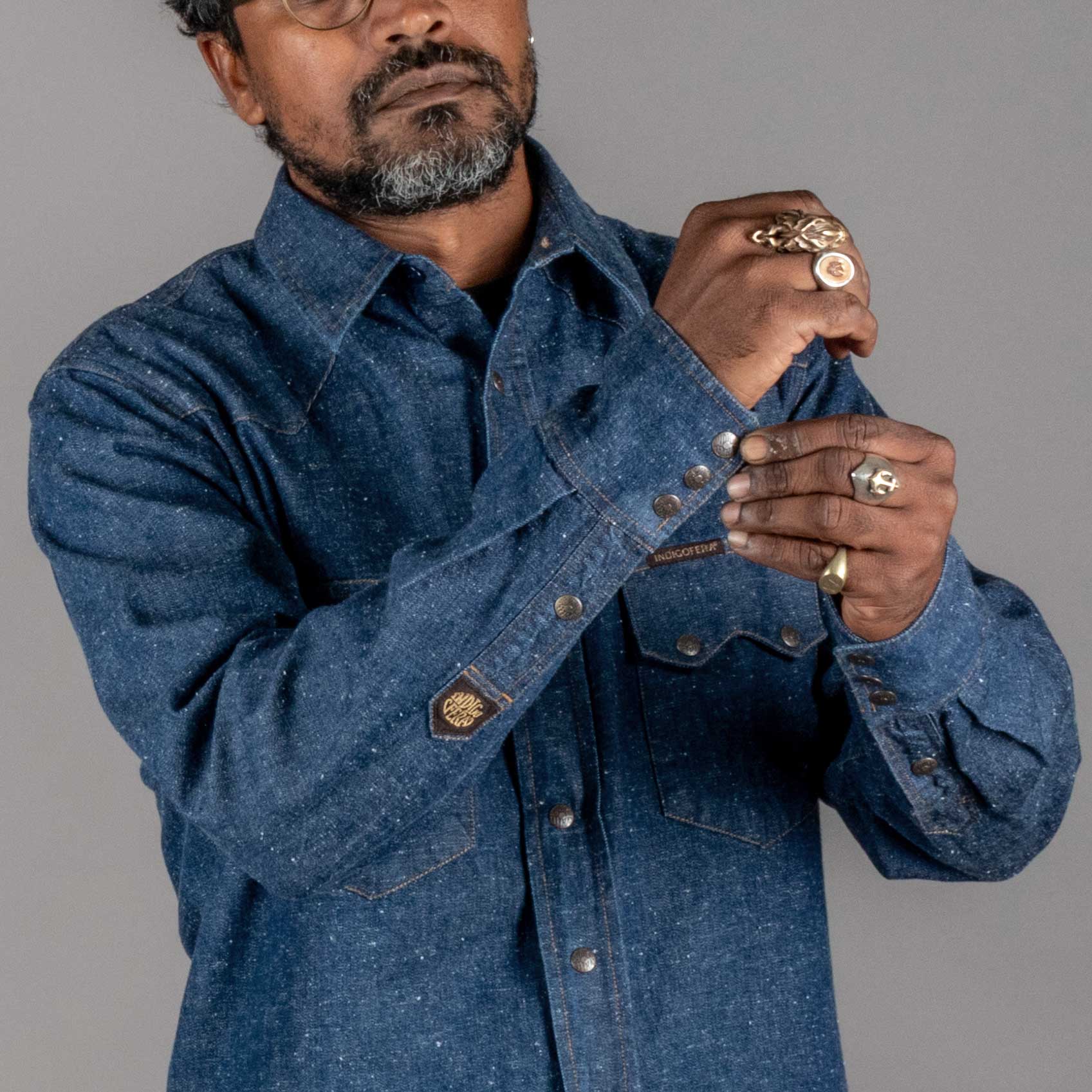 IndigoferaRyman Neppy Denim ChemiseBritish Parts Lucerne