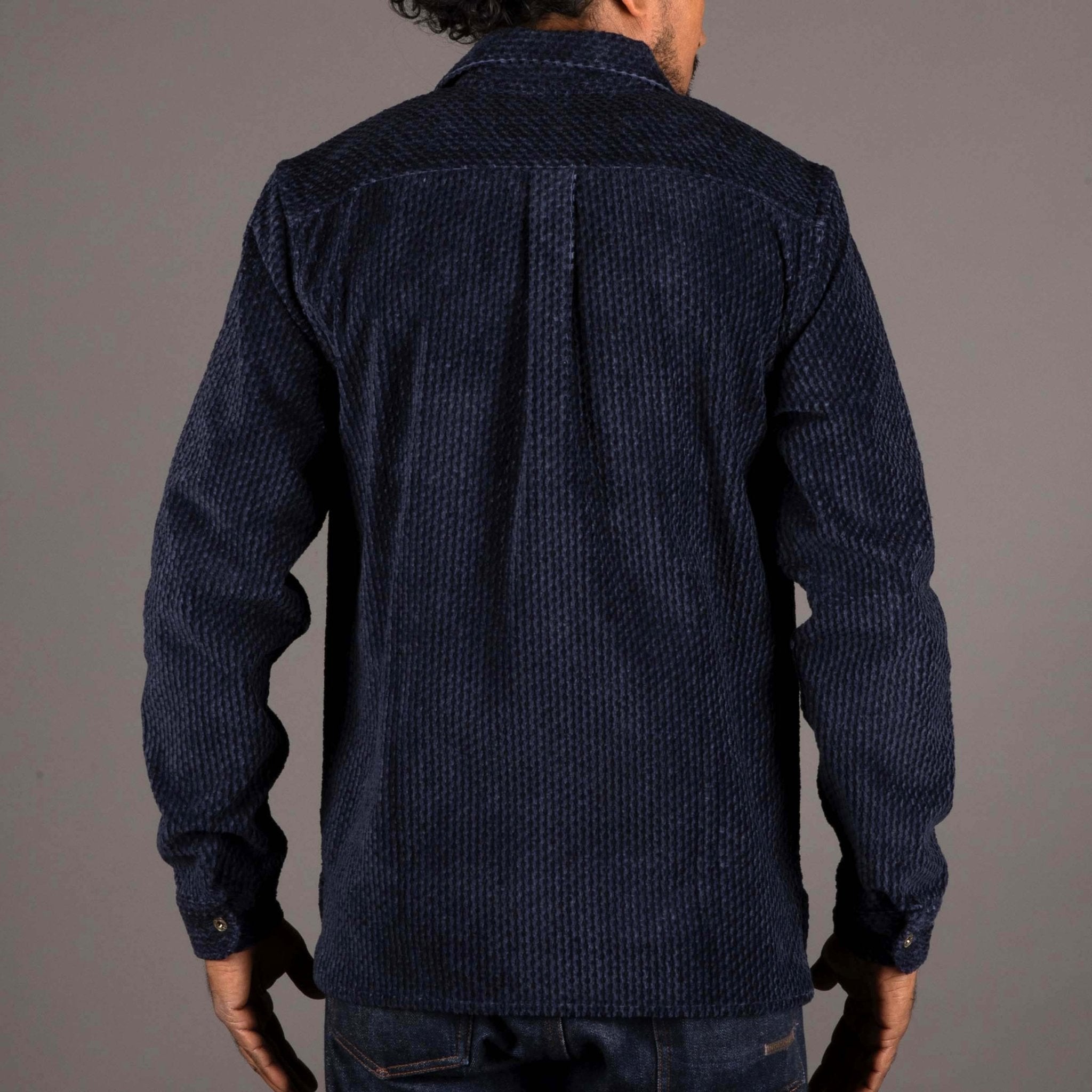 IndigoferaWebster Chemise Dobby Cord bleuChemiseBritish Parts Lucerne