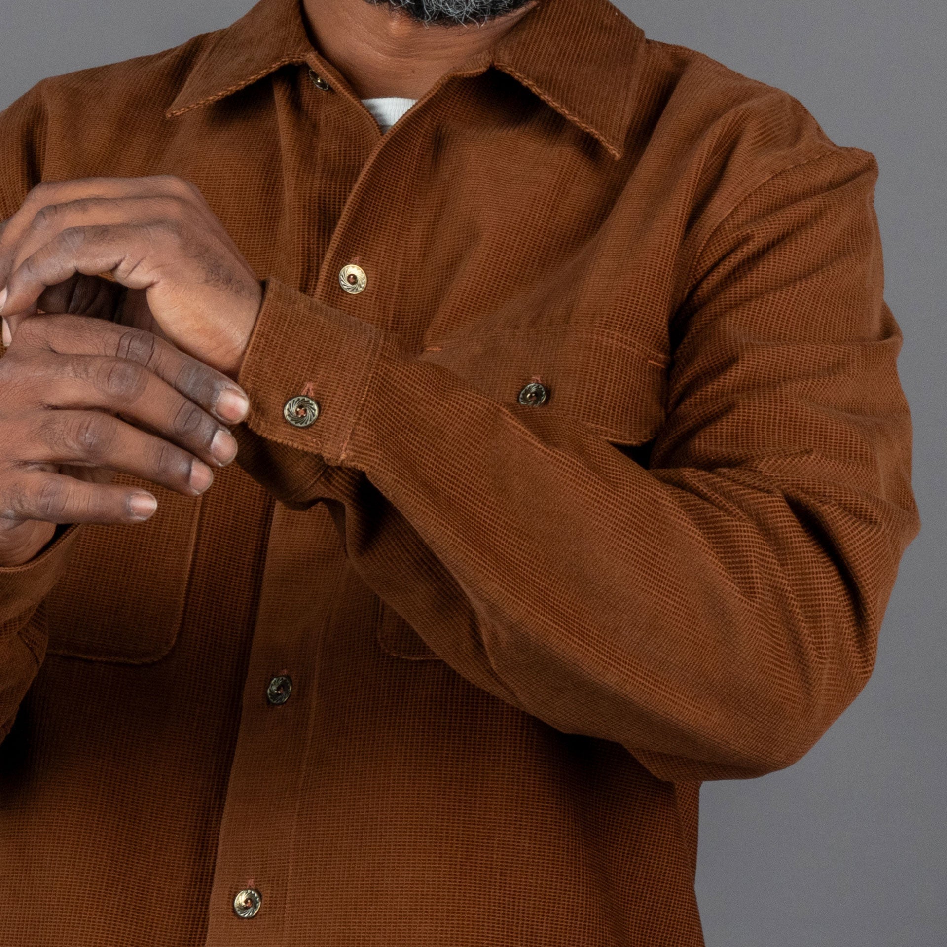 IndigoferaWebster Square Corduroy RustChemiseBritish Parts Lucerne