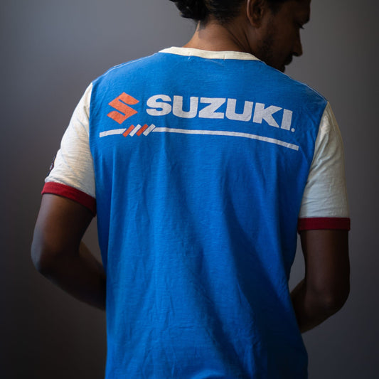 Johnson MotorsSuzuki T-Shirt en bleu blanc rougeT-ShirtBritish Parts Luzern