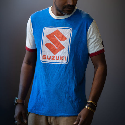 Johnson MotorsSuzuki T-Shirt en bleu blanc rougeT-ShirtBritish Parts Luzern