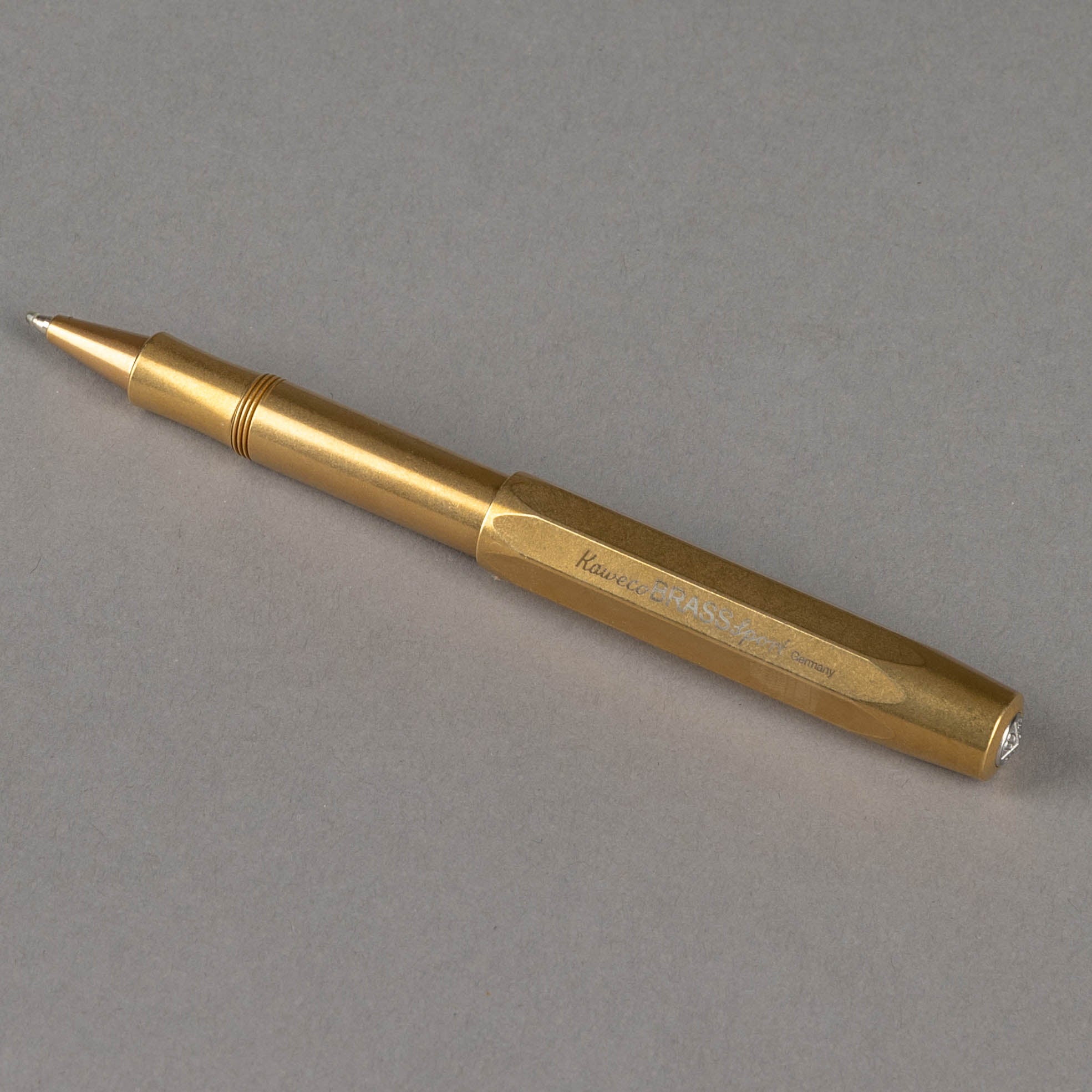 Instruments d'écriture Kaweco Roller Brass Sport en laiton Pièces britanniques Lucerne