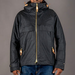 Manifattura CeccarelliVeste de trekking en wax noirVestesBritish Parts Lucerne