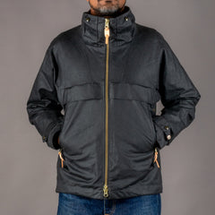 Manifattura CeccarelliVeste de trekking en wax noirVestesBritish Parts Lucerne