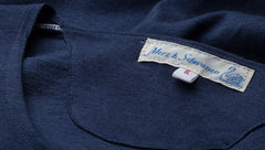 Merz b. Schwanen103 Patte de boutonnage manches courtes bleu encreT-shirtBritish Parts Luzern