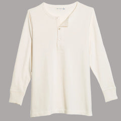 Merz b. Schwanen206 Chemise à col boutonné natureHenleyBritish Parts Luzern