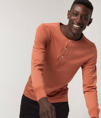 Merz b. Schwanen206 Chemise à col boutonné SunsetHenleyBritish Parts Luzern