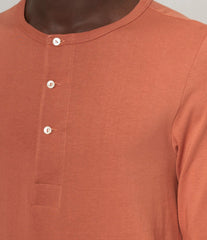 Merz b. Schwanen206 Chemise à col boutonné SunsetHenleyBritish Parts Luzern