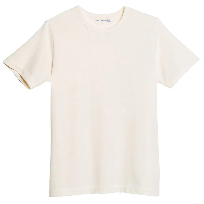 Merz b. SchwanenT-shirt classique à col rond 215 naturT-shirtBritish Parts Luzern