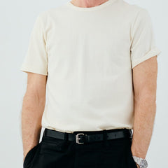 Merz b. SchwanenT-shirt classique à col rond 215 naturT-shirtBritish Parts Luzern