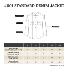 MOMOTARO001 Standard Denim Jacket 14.7ozVestesBritish Parts Luzern