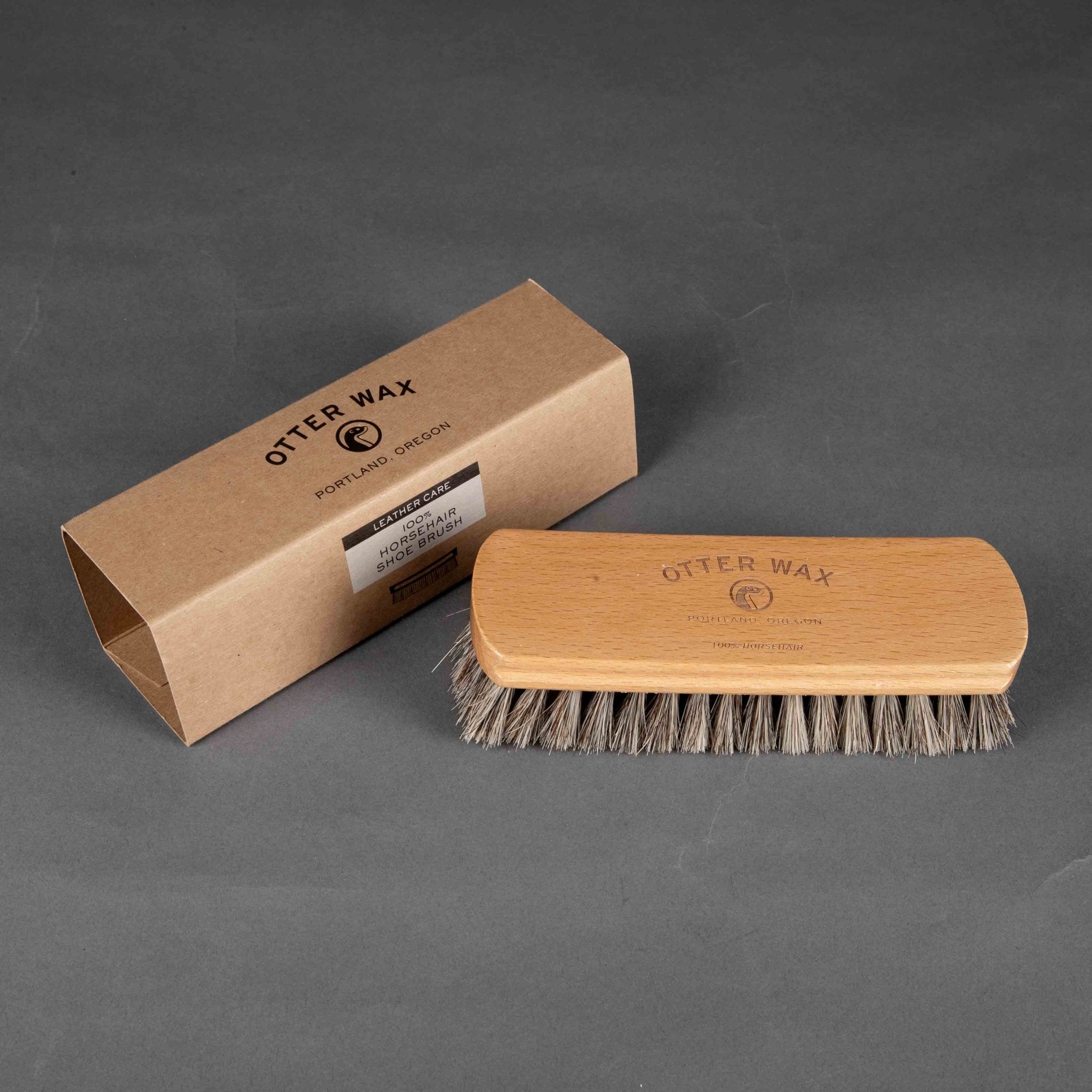 Otter WaxPremium Brosse à chaussures en crin de chevalBritish Parts Luzern