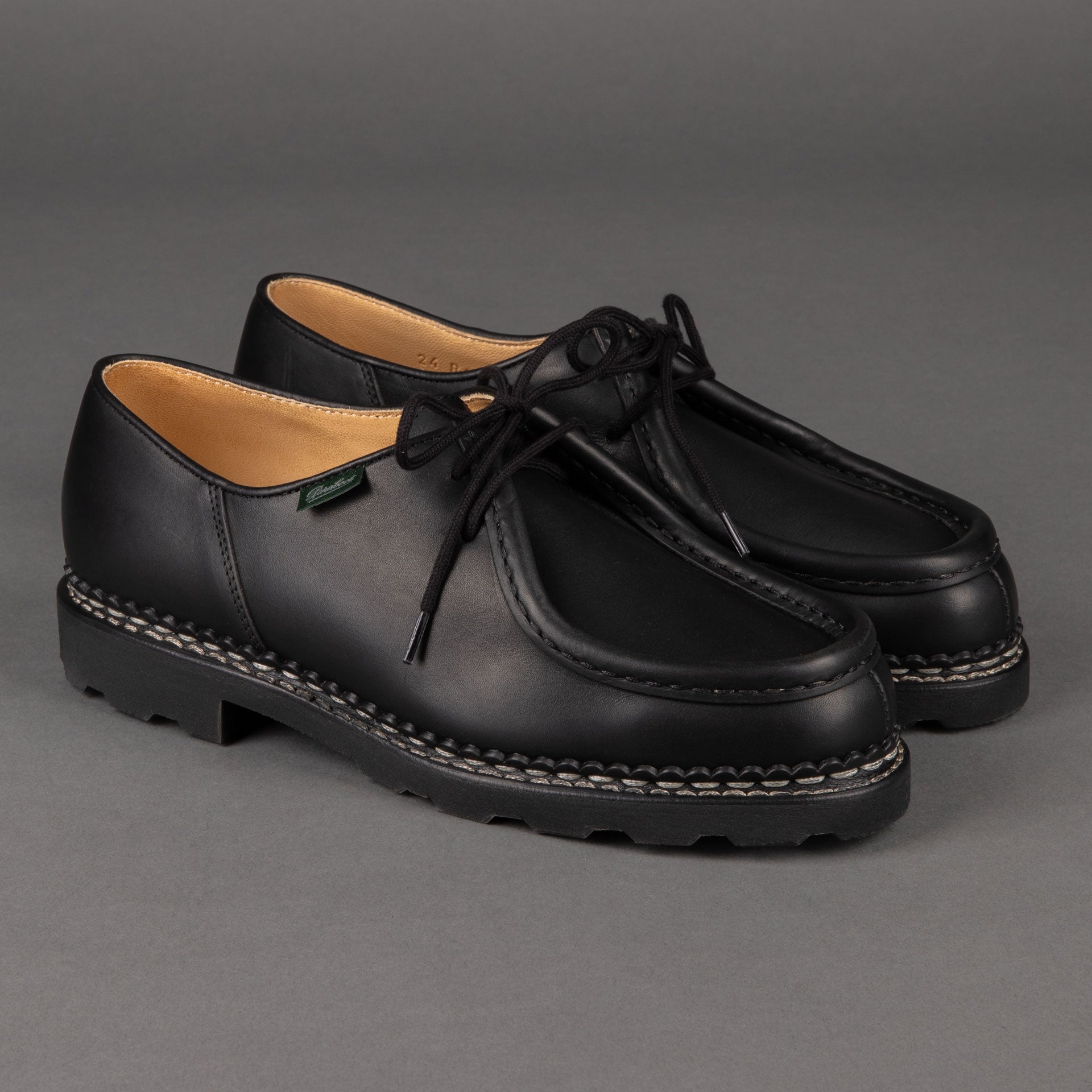 Paraboot Michael Lisse Noir Chaussures British Parts Luzern