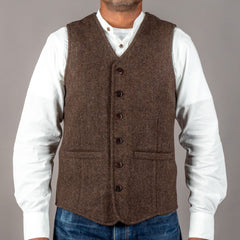 Pike Brothers1905 Hauler Vest Upland BrownGiletsBritish Parts Luzern