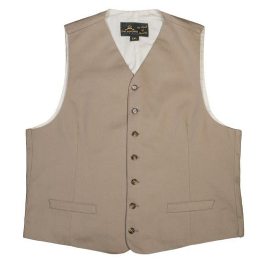 Pike Brothers1923 Veste Buccaneer Cav. Twill BeigeGiletsBritish Parts Luzern
