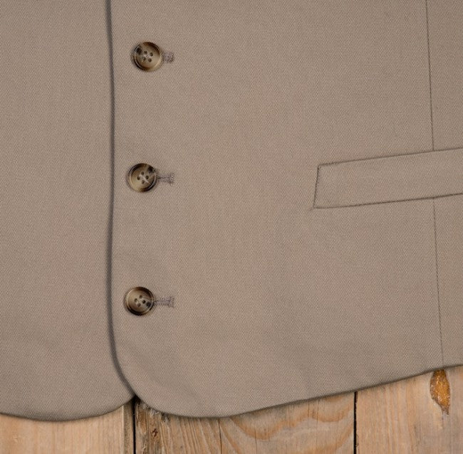 Pike Brothers1923 Veste Buccaneer Cav. Twill BeigeGiletsBritish Parts Luzern