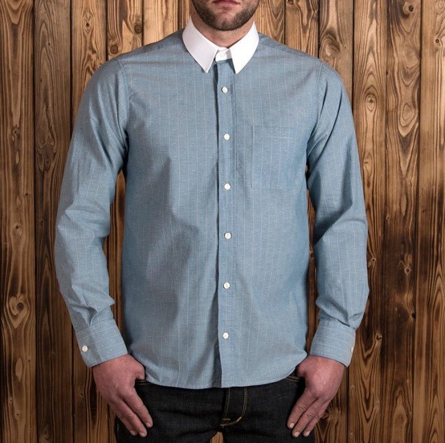 Pike Brothers1923 Buccanoy Col Starched WhiteChemiseBritish Parts Lucerne