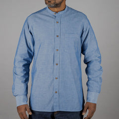 Pike Brothers1923 Buccanoy Shirt Blue ChambrayChemiseBritish Parts Lucerne