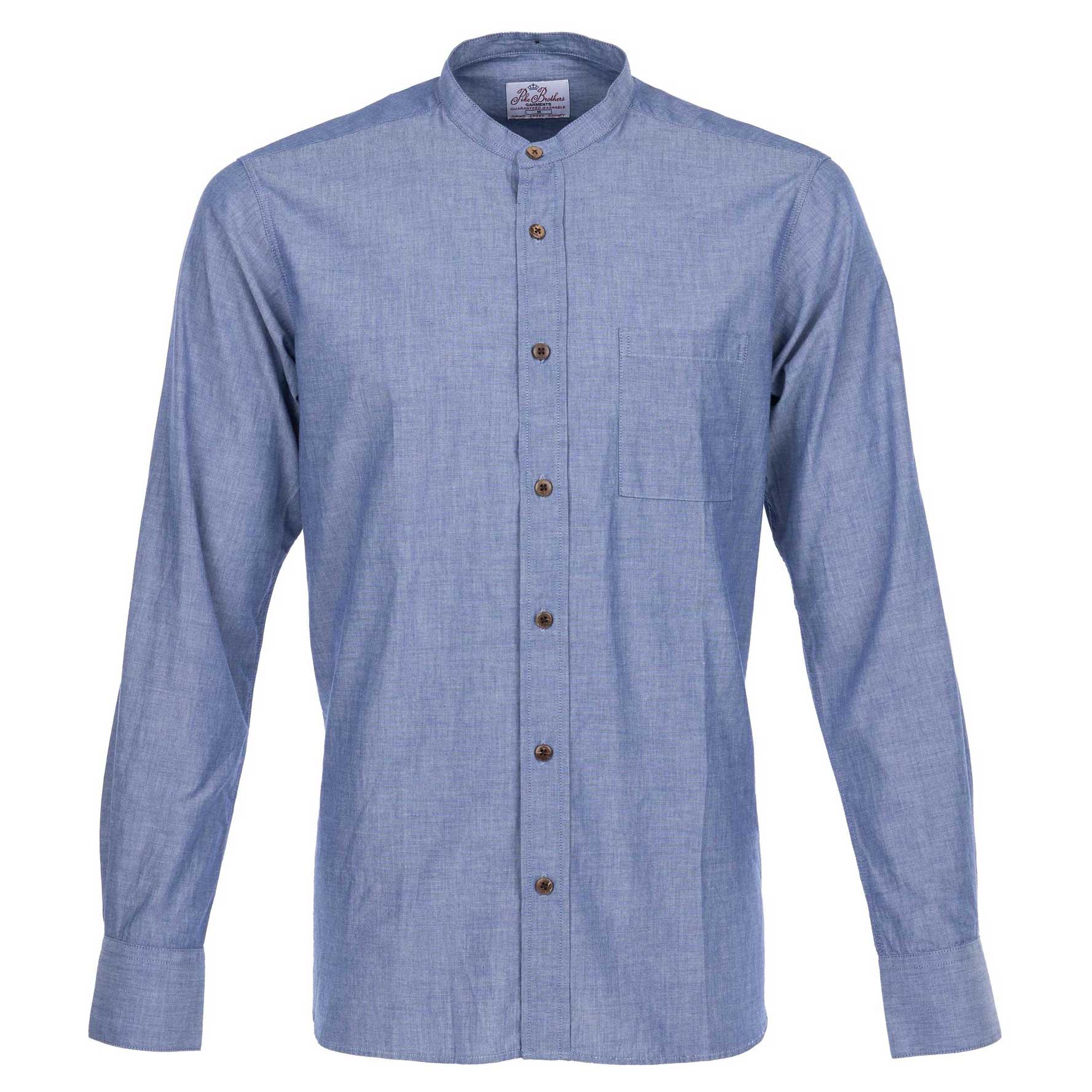 Pike Brothers1923 Buccanoy Shirt Blue ChambrayChemiseBritish Parts Lucerne