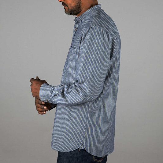 Chemise Buccanoy Brisbane Blue, 1923, Pike Brothers, pièces britanniques de Lucerne