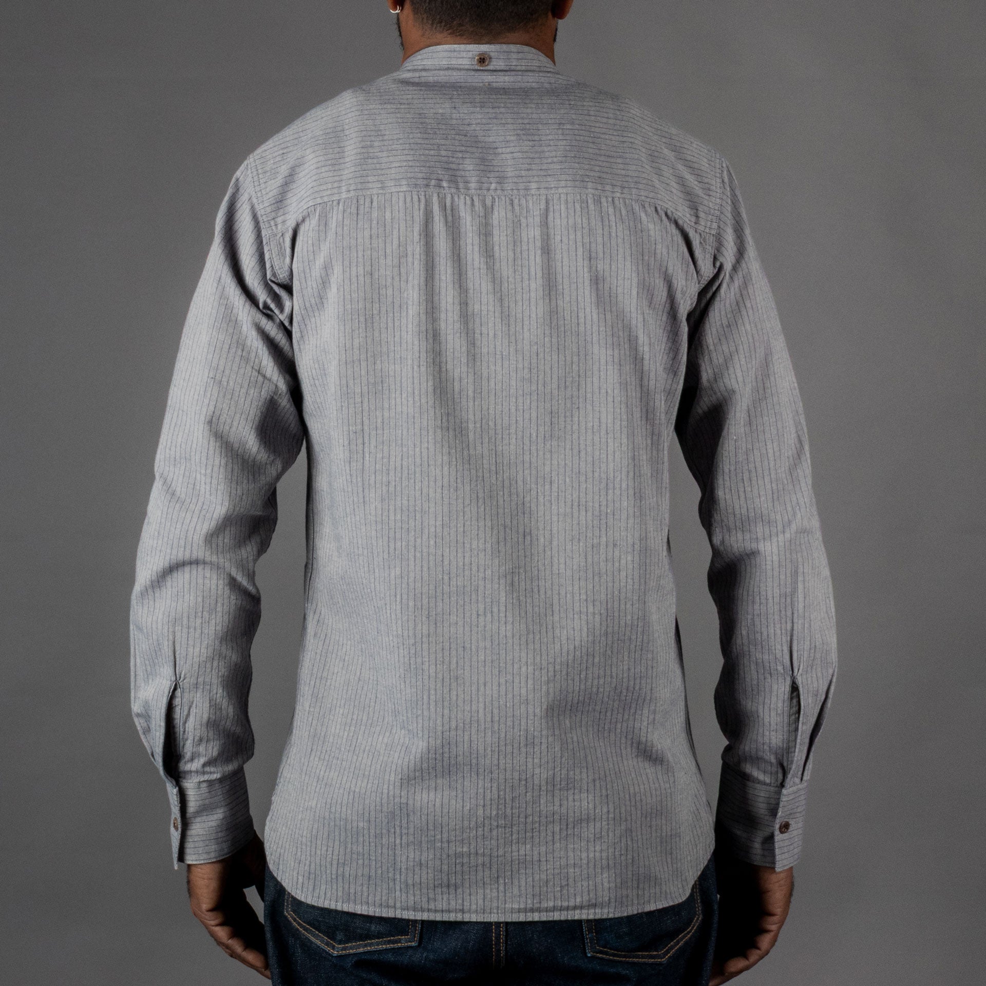 Pike Brothers1923 Buccanoy Shirt Grey StripedChemiseBritish Parts Luzern