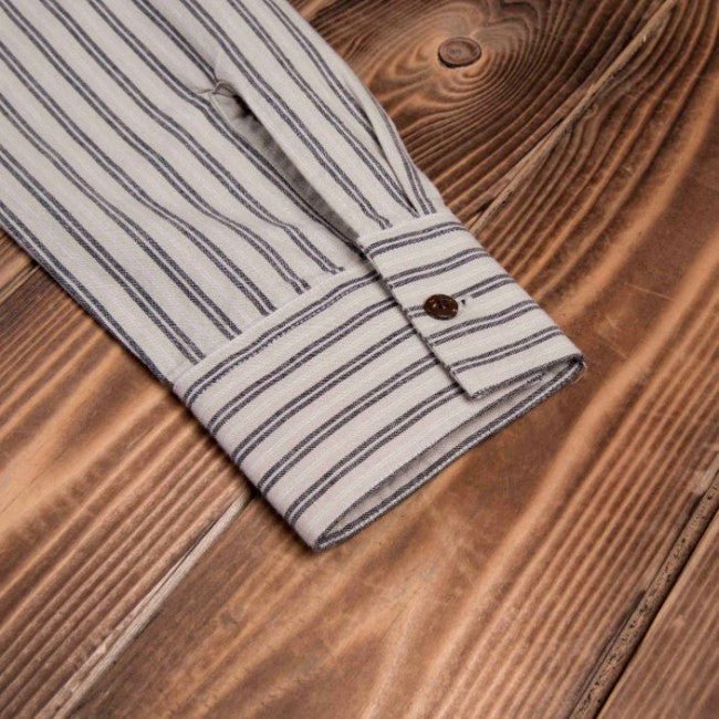 Pike Brothers1923 Buccanoy Shirt Iwaki GreyChemiseBritish Parts Luzern