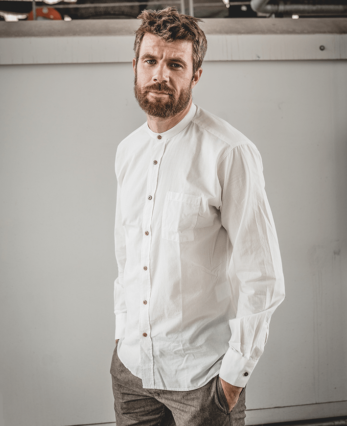 Pike Brothers1923 Buccanoy Shirt Lin EcruChemiseBritish Parts Lucerne