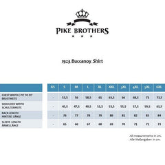 Pike Brothers1923 Buccanoy Shirt Lin Blanc BleuChemiseBritish Parts Lucerne