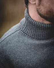 Pike Brothers1923 Turtle Neck Sweater grisPulloverBritish Parts Luzern