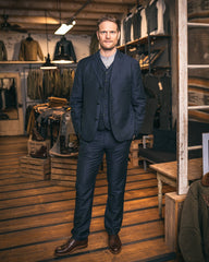 Pike Brothers1927 Harvester Jacket Chicago BlueVestesBritish Parts Luzern