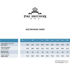 Pike Brothers1927 Harvester Jacket Chicago BlueVestesBritish Parts Luzern