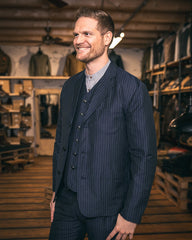 Pike Brothers1927 Harvester Jacket Chicago BlueVestesBritish Parts Luzern