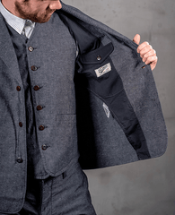 Pike Brothers1927 Harvester Jacket Smoke GreyVestesBritish Parts Luzern
