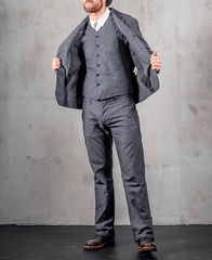 Pike Brothers1927 Harvester Jacket Smoke GreyVestesBritish Parts Luzern