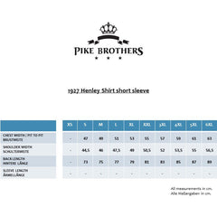 Pike Brothers1927 Chemise Henley manches courtes Mojave greenHenleyBritish Parts Luzern